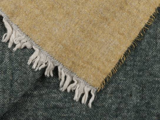 Mantita reversible verde