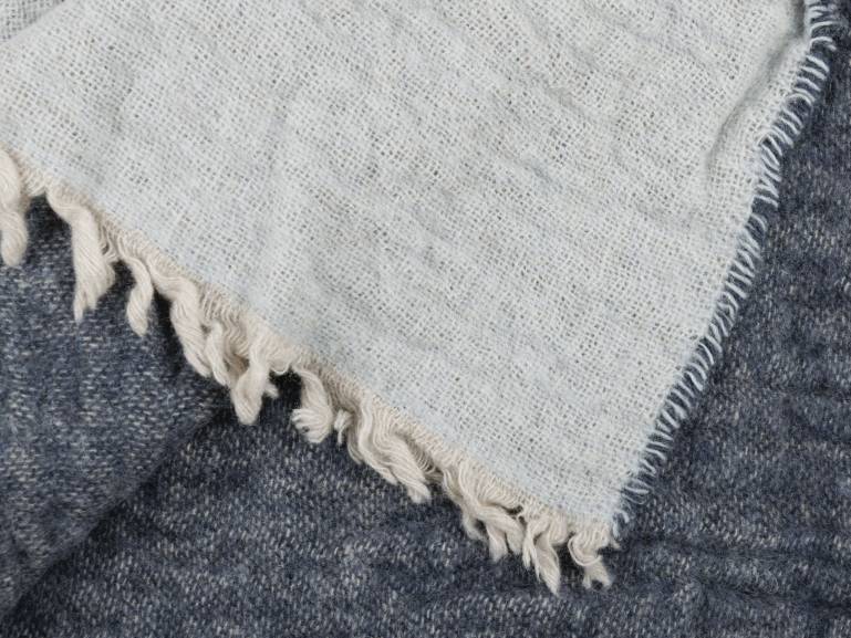 Mantita reversible azul