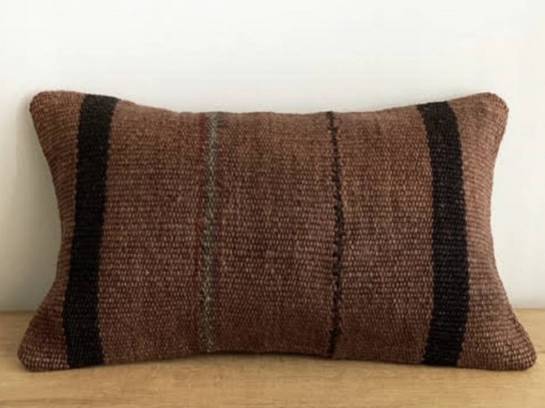 Kilim chocolate algodón 3050