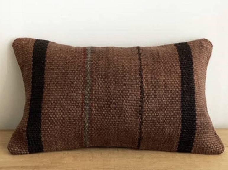 Kilim chocolate algodón 3050
