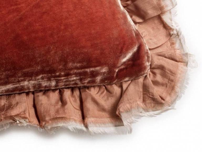 Cojín velvet soft rouge 4060
