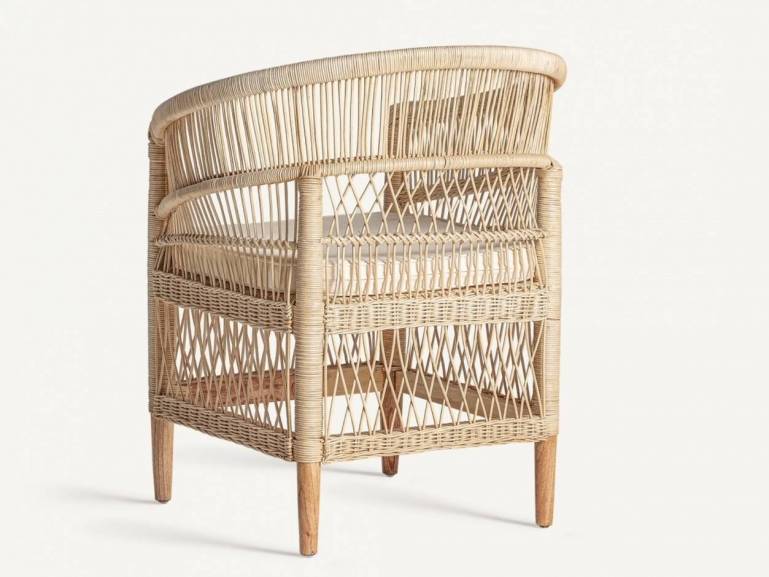 Sillón exterior ratán