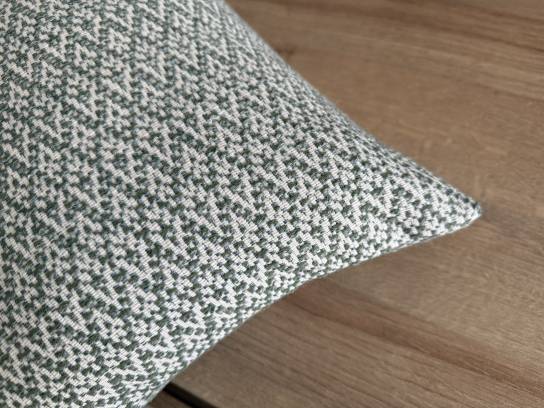 Cojín rombo verde 3050...